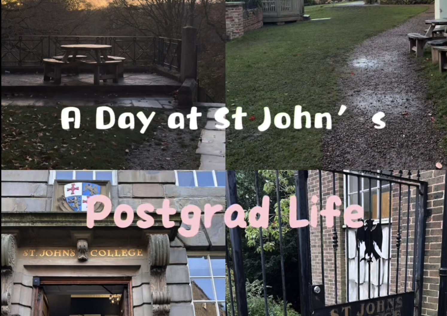 A Day in St John’s: Postgrad Life in 2025